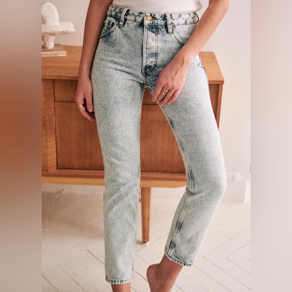 *NWT* Sézane Le Brut Edge Blue Size 27 (Inseam 70 cm/27.6 inch)